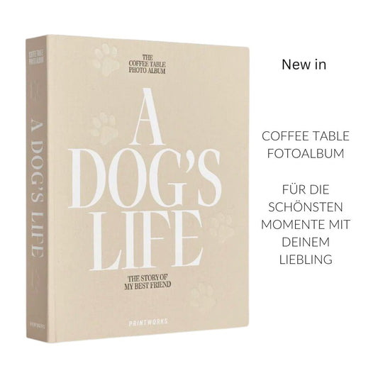 COFFEE TABLE FOTOALBUM XL I DOG'S LIFE