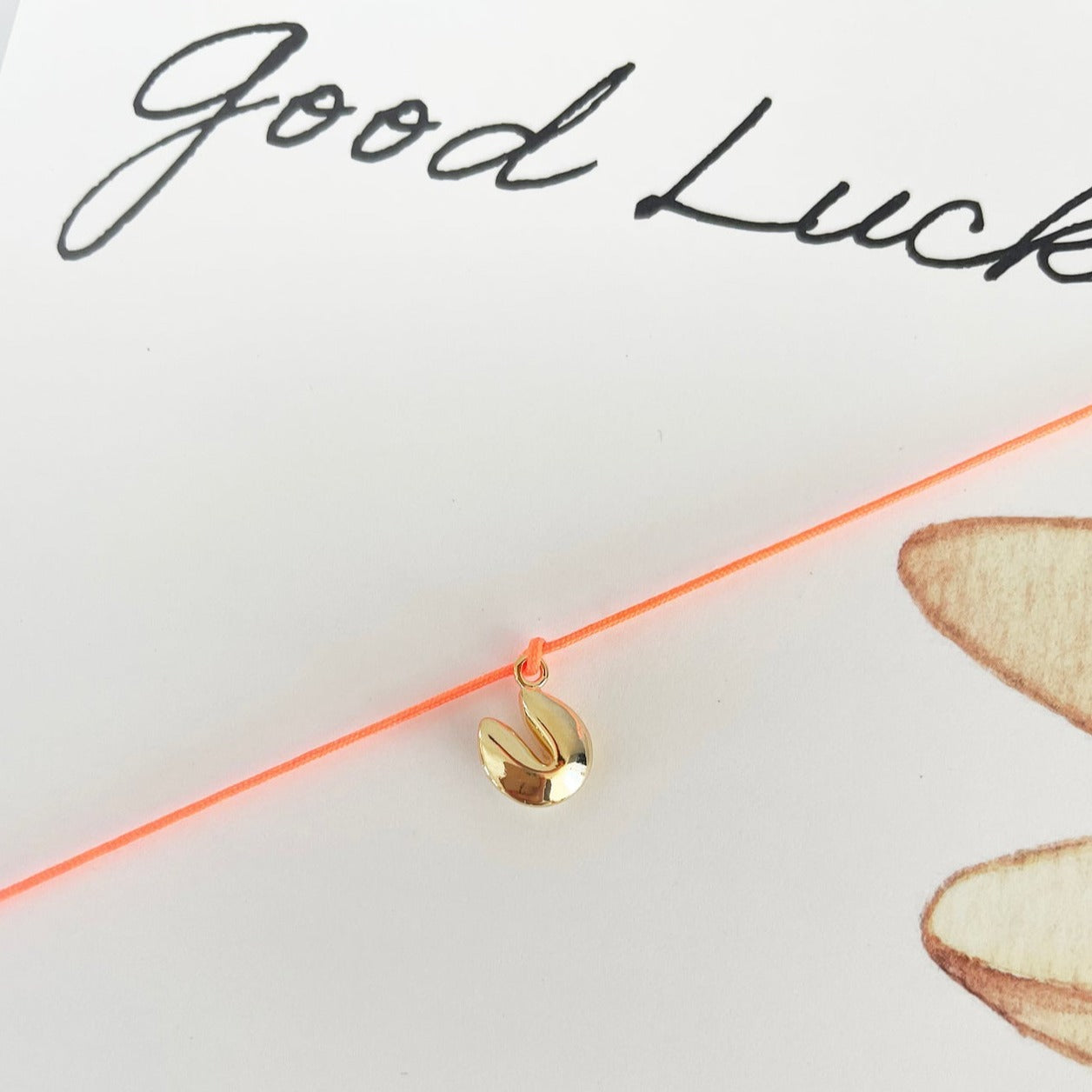 ARMBAND mit GRUSSKARTE I GOOD LUCK