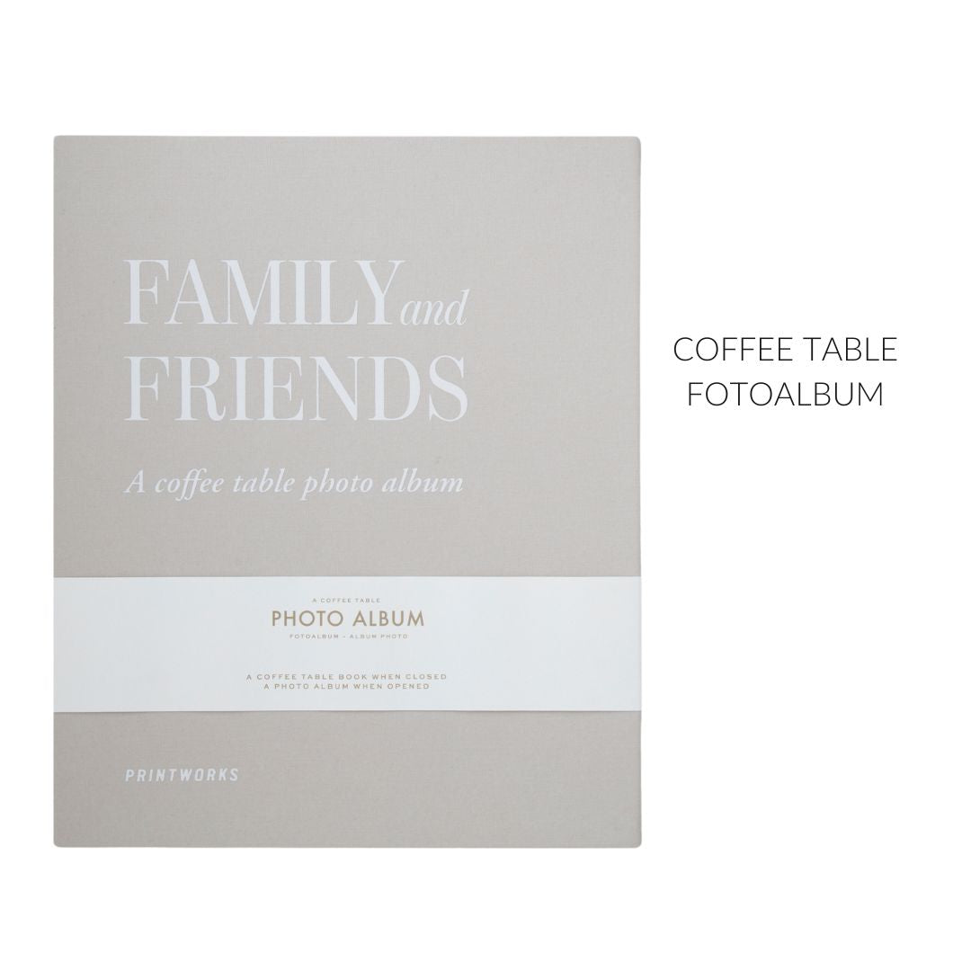 COFFEE TABLE FOTOALBUM I FAMILY AND FRIENDS