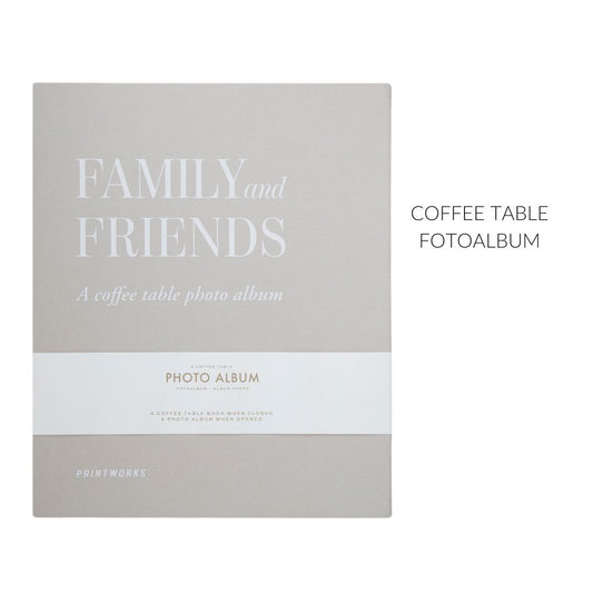 COFFEE TABLE FOTOALBUM I FAMILY AND FRIENDS