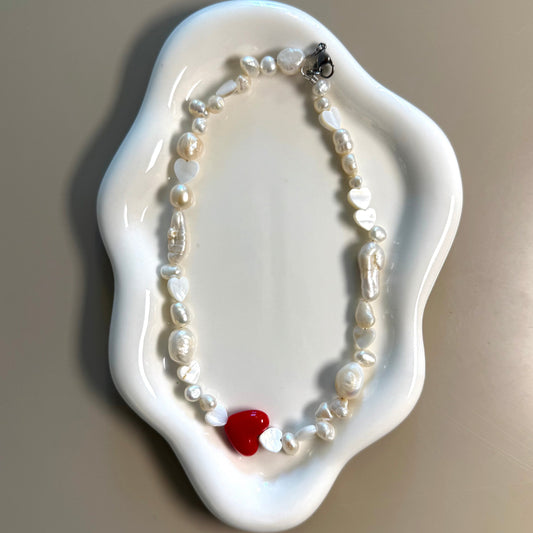 HALSKETTE LOVE (handgemacht)