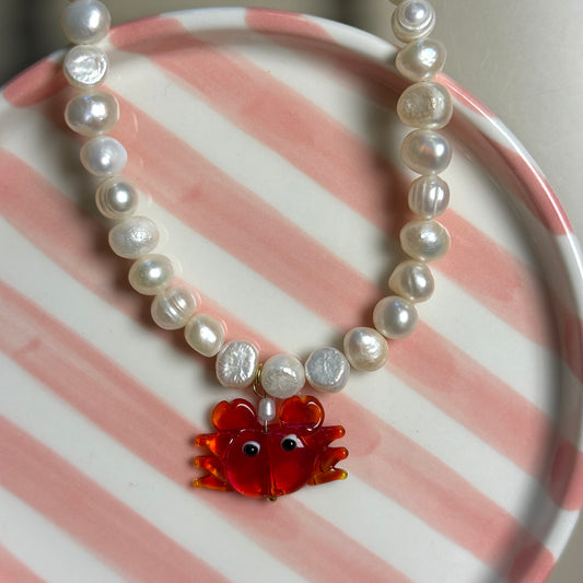 HALSKETTE PEARL CRAB