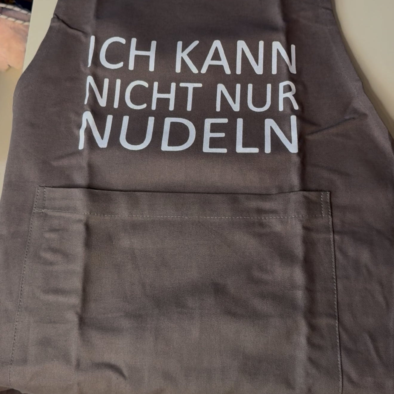 KÜCHENSCHÜRZE GRAU