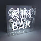 NEON LICHT BOX GIN BAR