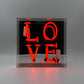 NEON LICHT BOX LOVE ROT