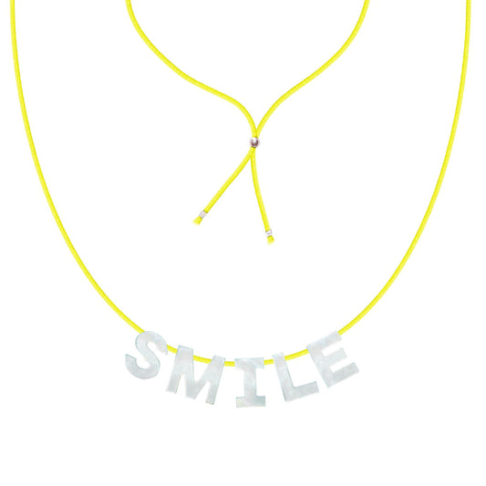 HALSKETTE PERLMUTT SMILE